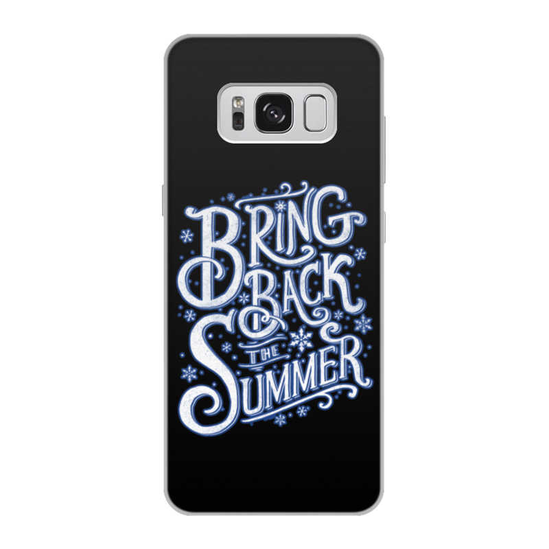 Printio Чехол для Samsung Galaxy S8, объёмная печать Верните лето printio чехол для iphone 8 объёмная печать верните лето