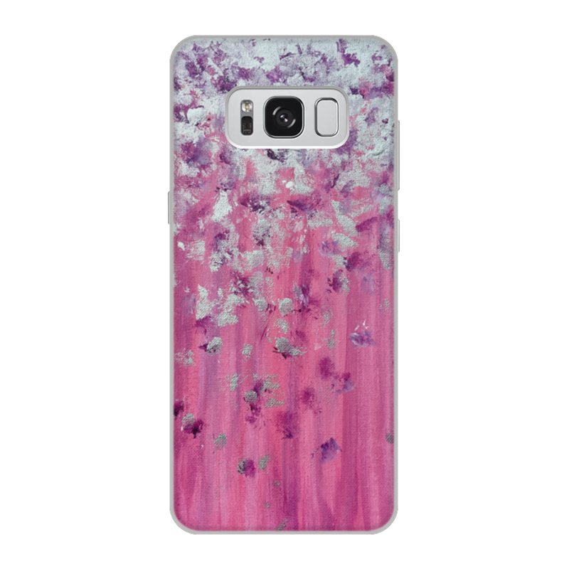 Printio Чехол для Samsung Galaxy S8, объёмная печать Розовое настроение чехол mypads разноцветные перья для samsung galaxy s5 mini задняя панель накладка бампер