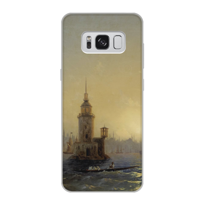 Printio Чехол для Samsung Galaxy S8, объёмная печать Вид леандровой башни в константинополе