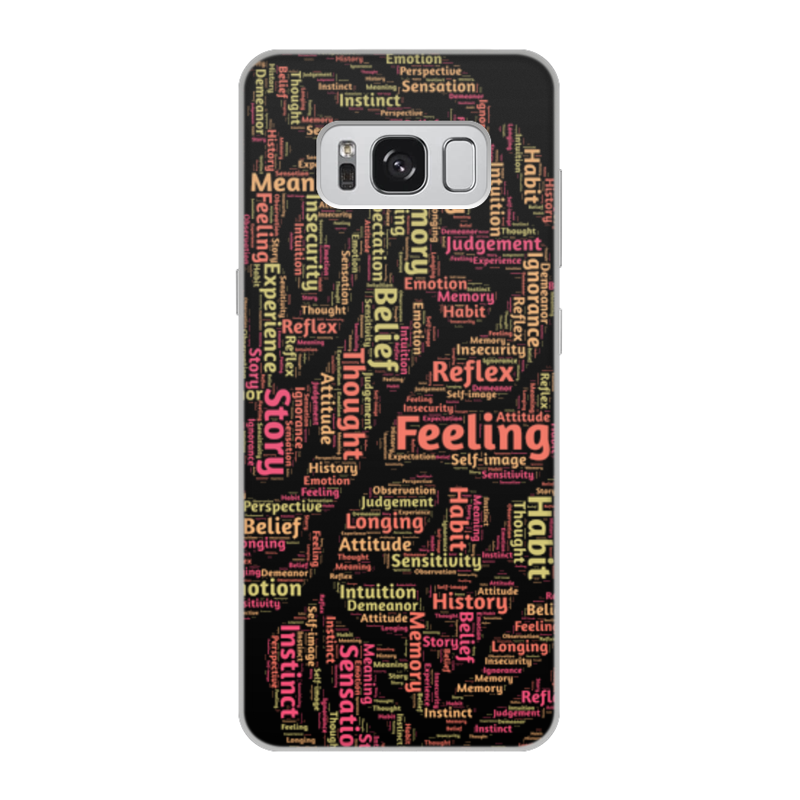 Printio Чехол для Samsung Galaxy S8, объёмная печать Мотивирующий мозг