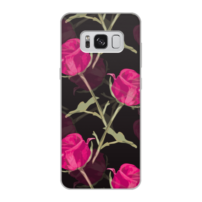 Printio Чехол для Samsung Galaxy S8, объёмная печать бутоны роз