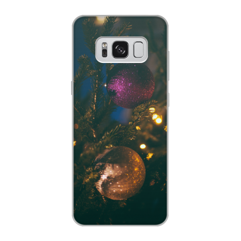 Printio Чехол для Samsung Galaxy S8, объёмная печать С новым годом re paчехол накладка artcolor для samsung galaxy s8 с принтом sweet paris