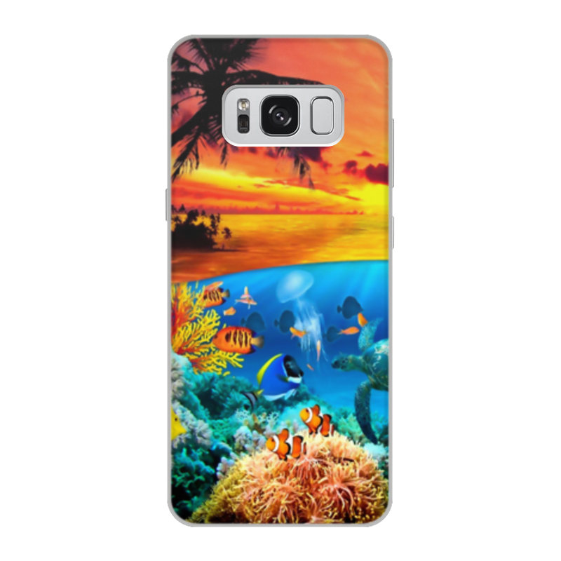Printio Чехол для Samsung Galaxy S8, объёмная печать морской риф printio чехол для samsung galaxy s8 plus объёмная печать морской риф
