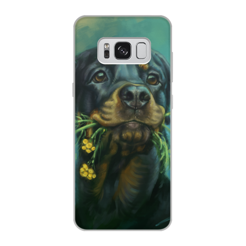 Заказать чехол для Samsung Galaxy S8/S8 Plus в Москве. Чехол для Samsung Galaxy S8, объёмная печать РОТВЕЙЛЕР от 50dd - готовые дизайны и нанесение принтов.