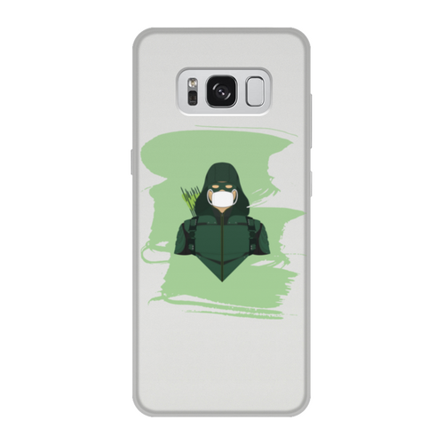 Заказать чехол для Samsung Galaxy S8/S8 Plus в Москве. Чехол для Samsung Galaxy S8, объёмная печать Зеленая стрела (Коллекция: Герои носят маски) от GeekFox  - готовые дизайны и нанесение принтов.