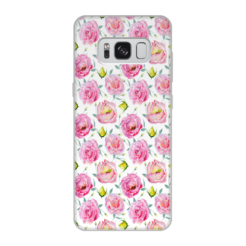 Заказать чехол для Samsung Galaxy S8/S8 Plus в Москве. Чехол для Samsung Galaxy S8, объёмная печать сад цветов от THE_NISE  - готовые дизайны и нанесение принтов.