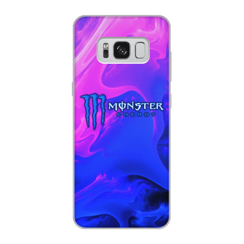 Заказать чехол для Samsung Galaxy S8/S8 Plus в Москве. Чехол для Samsung Galaxy S8, объёмная печать Monster Energy от THE_NISE  - готовые дизайны и нанесение принтов.