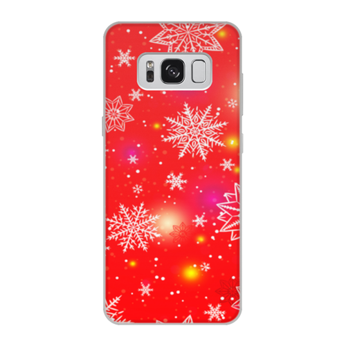 Заказать чехол для Samsung Galaxy S8/S8 Plus в Москве. Чехол для Samsung Galaxy S8, объёмная печать Новый год от THE_NISE  - готовые дизайны и нанесение принтов.
