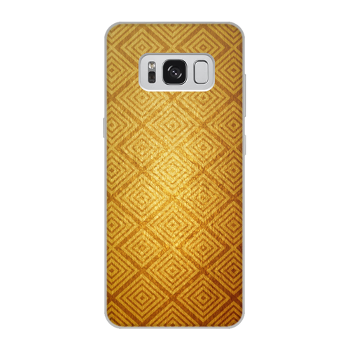 Заказать чехол для Samsung Galaxy S8/S8 Plus в Москве. Чехол для Samsung Galaxy S8, объёмная печать золотой узор от THE_NISE  - готовые дизайны и нанесение принтов.