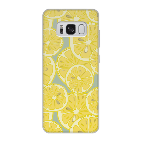 Заказать чехол для Samsung Galaxy S8/S8 Plus в Москве. Чехол для Samsung Galaxy S8, объёмная печать лимоны от THE_NISE  - готовые дизайны и нанесение принтов.