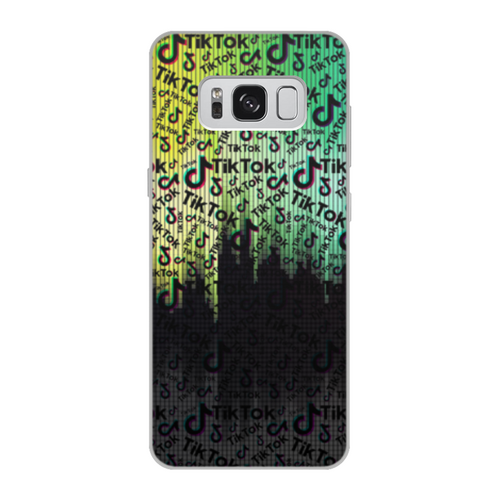 Заказать чехол для Samsung Galaxy S8/S8 Plus в Москве. Чехол для Samsung Galaxy S8, объёмная печать Tik Tok от THE_NISE  - готовые дизайны и нанесение принтов.