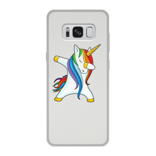 Заказать чехол для Samsung Galaxy S8/S8 Plus в Москве. Чехол для Samsung Galaxy S8, объёмная печать Dab Unicorn  от DESIGNER   - готовые дизайны и нанесение принтов.