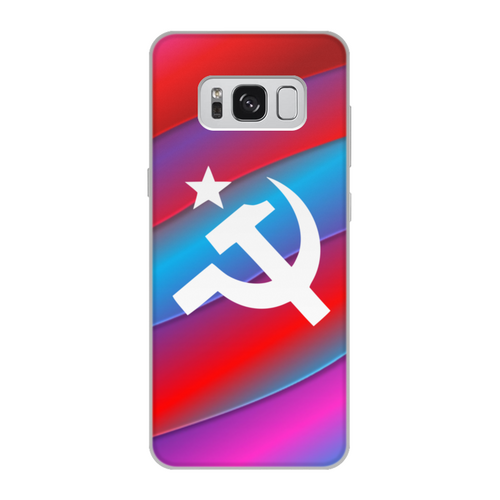 Заказать чехол для Samsung Galaxy S8/S8 Plus в Москве. Чехол для Samsung Galaxy S8, объёмная печать Советский Союз от THE_NISE  - готовые дизайны и нанесение принтов.