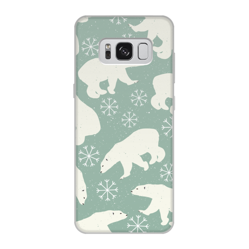 Заказать чехол для Samsung Galaxy S8/S8 Plus в Москве. Чехол для Samsung Galaxy S8, объёмная печать белый медведь от THE_NISE  - готовые дизайны и нанесение принтов.