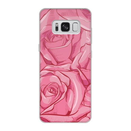 Заказать чехол для Samsung Galaxy S8/S8 Plus в Москве. Чехол для Samsung Galaxy S8, объёмная печать Цветы от THE_NISE  - готовые дизайны и нанесение принтов.