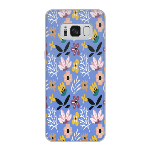 Заказать чехол для Samsung Galaxy S8/S8 Plus в Москве. Чехол для Samsung Galaxy S8, объёмная печать цветочки от THE_NISE  - готовые дизайны и нанесение принтов.