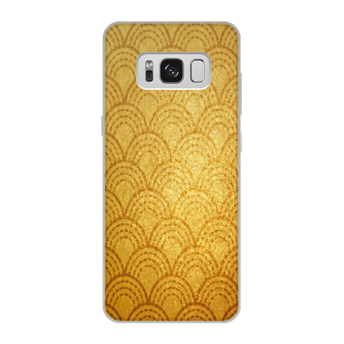 Заказать чехол для Samsung Galaxy S8/S8 Plus в Москве. Чехол для Samsung Galaxy S8, объёмная печать  золотой узор от THE_NISE  - готовые дизайны и нанесение принтов.