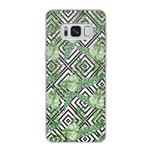Заказать чехол для Samsung Galaxy S8/S8 Plus в Москве. Чехол для Samsung Galaxy S8, объёмная печать листья от THE_NISE  - готовые дизайны и нанесение принтов.