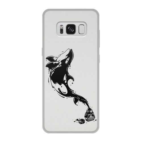 Заказать чехол для Samsung Galaxy S8/S8 Plus в Москве. Чехол для Samsung Galaxy S8, объёмная печать Чернильный дельфин  от ISliM - готовые дизайны и нанесение принтов.