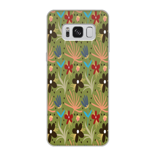 Заказать чехол для Samsung Galaxy S8/S8 Plus в Москве. Чехол для Samsung Galaxy S8, объёмная печать цветы от THE_NISE  - готовые дизайны и нанесение принтов.