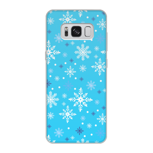Заказать чехол для Samsung Galaxy S8/S8 Plus в Москве. Чехол для Samsung Galaxy S8, объёмная печать Снежинки от THE_NISE  - готовые дизайны и нанесение принтов.