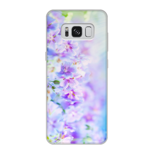 Заказать чехол для Samsung Galaxy S8/S8 Plus в Москве. Чехол для Samsung Galaxy S8, объёмная печать цветы от annet0897 - готовые дизайны и нанесение принтов.