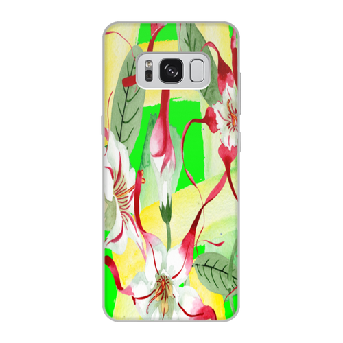 Заказать чехол для Samsung Galaxy S8/S8 Plus в Москве. Чехол для Samsung Galaxy S8, объёмная печать цветы от THE_NISE  - готовые дизайны и нанесение принтов.