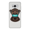 Заказать чехол для Samsung Galaxy S8/S8 Plus в Москве. Чехол для Samsung Galaxy S8, объёмная печать  Шимпанзе в маске от Stil na yarkosti - готовые дизайны и нанесение принтов.