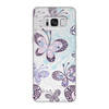 Заказать чехол для Samsung Galaxy S8/S8 Plus в Москве. Чехол для Samsung Galaxy S8, объёмная печать Фиолетовые бабочки от weeert - готовые дизайны и нанесение принтов.