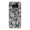 Заказать чехол для Samsung Galaxy S8/S8 Plus в Москве. Чехол для Samsung Galaxy S8, объёмная печать Абстракция Черно-белые цветы от RubiArt  - готовые дизайны и нанесение принтов.