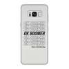 Заказать чехол для Samsung Galaxy S8/S8 Plus в Москве. Чехол для Samsung Galaxy S8, объёмная печать Ok Boomer от DESIGNER   - готовые дизайны и нанесение принтов.