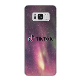 Заказать чехол для Samsung Galaxy S8/S8 Plus в Москве. Чехол для Samsung Galaxy S8, объёмная печать Tik Tok от THE_NISE  - готовые дизайны и нанесение принтов.