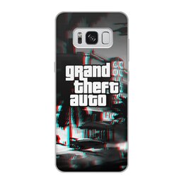 Заказать чехол для Samsung Galaxy S8/S8 Plus в Москве. Чехол для Samsung Galaxy S8, объёмная печать Grand Theft Auto от THE_NISE  - готовые дизайны и нанесение принтов.