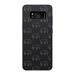Заказать чехол для Samsung Galaxy S8/S8 Plus в Москве. Чехол для Samsung Galaxy S8, объёмная печать Белый слон от Vadim Koval - готовые дизайны и нанесение принтов.