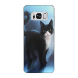 Заказать чехол для Samsung Galaxy S8/S8 Plus в Москве. Чехол для Samsung Galaxy S8, объёмная печать  Кошка от THE_NISE  - готовые дизайны и нанесение принтов.