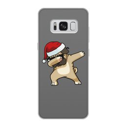 Заказать чехол для Samsung Galaxy S8/S8 Plus в Москве. Чехол для Samsung Galaxy S8, объёмная печать Dabbing Dog от skynatural - готовые дизайны и нанесение принтов.