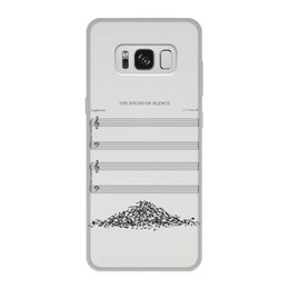 Заказать чехол для Samsung Galaxy S8/S8 Plus в Москве. Чехол для Samsung Galaxy S8, объёмная печать Звук тишины от ISliM - готовые дизайны и нанесение принтов.