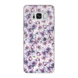 Заказать чехол для Samsung Galaxy S8/S8 Plus в Москве. Чехол для Samsung Galaxy S8, объёмная печать цветочный узор от THE_NISE  - готовые дизайны и нанесение принтов.