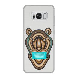 Заказать чехол для Samsung Galaxy S8/S8 Plus в Москве. Чехол для Samsung Galaxy S8, объёмная печать Тигр в маске от Stil na yarkosti - готовые дизайны и нанесение принтов.