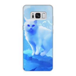 Заказать чехол для Samsung Galaxy S8/S8 Plus в Москве. Чехол для Samsung Galaxy S8, объёмная печать Кошка от THE_NISE  - готовые дизайны и нанесение принтов.