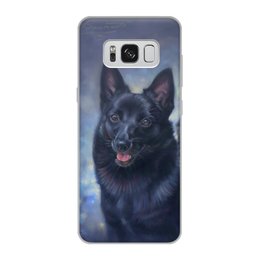 Заказать чехол для Samsung Galaxy S8/S8 Plus в Москве. Чехол для Samsung Galaxy S8, объёмная печать собака ШИППЕРКЕ от 50dd - готовые дизайны и нанесение принтов.