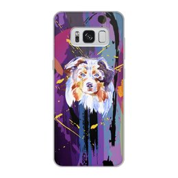 Заказать чехол для Samsung Galaxy S8/S8 Plus в Москве. Чехол для Samsung Galaxy S8, объёмная печать Собака от THE_NISE  - готовые дизайны и нанесение принтов.