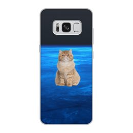 Заказать чехол для Samsung Galaxy S8/S8 Plus в Москве. Чехол для Samsung Galaxy S8, объёмная печать Кот в космосе от THE_NISE  - готовые дизайны и нанесение принтов.