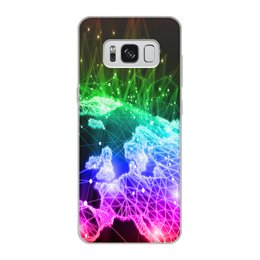 Заказать чехол для Samsung Galaxy S8/S8 Plus в Москве. Чехол для Samsung Galaxy S8, объёмная печать Абстракция от THE_NISE  - готовые дизайны и нанесение принтов.