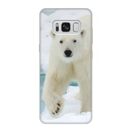Заказать чехол для Samsung Galaxy S8/S8 Plus в Москве. Чехол для Samsung Galaxy S8, объёмная печать Белый медведь от THE_NISE  - готовые дизайны и нанесение принтов.