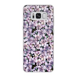 Заказать чехол для Samsung Galaxy S8/S8 Plus в Москве. Чехол для Samsung Galaxy S8, объёмная печать цветочный узор от THE_NISE  - готовые дизайны и нанесение принтов.