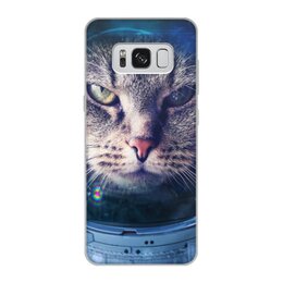 Заказать чехол для Samsung Galaxy S8/S8 Plus в Москве. Чехол для Samsung Galaxy S8, объёмная печать Кот в космосе от THE_NISE  - готовые дизайны и нанесение принтов.