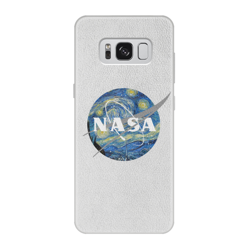 Заказать чехол для Samsung Galaxy S8/S8 Plus в Москве. Чехол для Samsung Galaxy S8 кожаный /Nasa от Polilog - готовые дизайны и нанесение принтов.