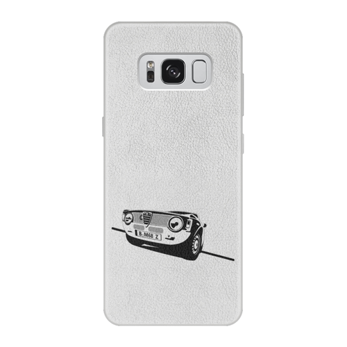 Заказать чехол для Samsung Galaxy S8/S8 Plus в Москве. Чехол для Samsung Galaxy S8 кожаный Retro Alfa Romeo Racing от Mesk08 - готовые дизайны и нанесение принтов.
