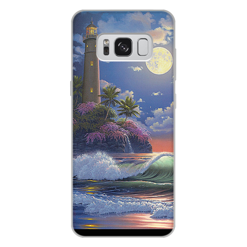 Printio Чехол для Samsung Galaxy S8 Plus, объёмная печать Маяк. экзотика printio чехол для iphone 7 plus объёмная печать маяк экзотика
